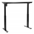 Prado Table with Black Engineered Wood Top and Base 2-Stage One Motor