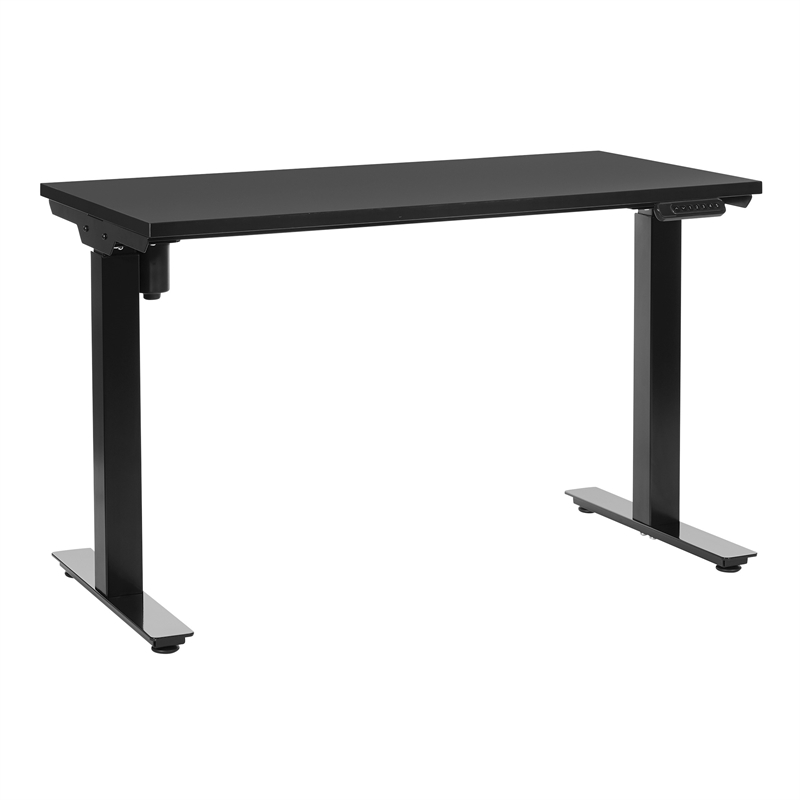 Prado Table with Black Engineered Wood Top and Base 2-Stage One Motor