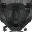 Black Vertical Mesh Back Manager's Chair with Black Bonded Leather Seat