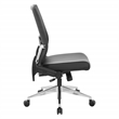 Black Matrix Back Manager's Office Chair with Dillon Black  Fabric Seat