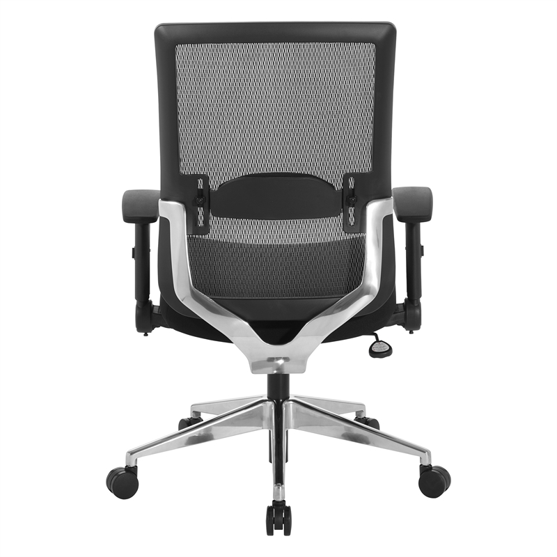 Black Matrix Back Manager's Office Chair with Black Bonded Leather Seat