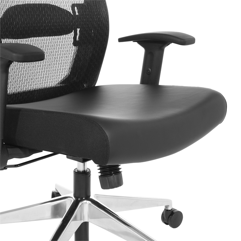 Black Matrix Back Manager's Office Chair with Black Bonded Leather Seat