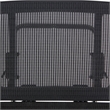 Vertical Black Mesh Back Chair in Gray Fabric Mesh