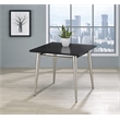 Brooklyn Square End Table with Engineered Wood Black Top