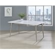 Brooklyn Rectangle Coffee Table with Engineered Wood White Top