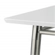 Brooklyn Rectangle Coffee Table with Engineered Wood White Top