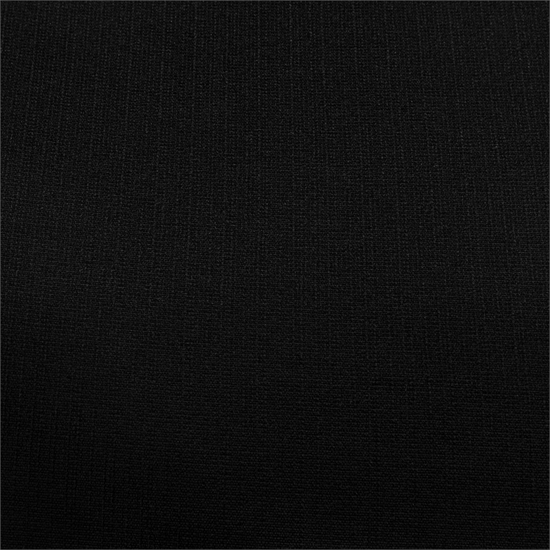 High Back in Black Mesh and Black Fabric Seat with Adjustable Arms