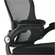 Black Mesh Back and Black Fabric Seat with Headrest