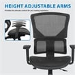 Black Vertical Matrix Back and Seat on Black Fabric