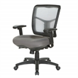 Gray Air Mist Mesh Back Chair with Carbon Gray Fabric Seat