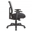 White Air Mist Mesh Fabric Back Office Chair