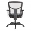 White Air Mist Mesh Fabric Back Office Chair