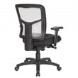 White Air Mist Mesh Fabric Back Office Chair