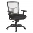 White Air Mist Mesh Fabric Back Office Chair