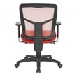 Red Air Mist Mesh Back Chair with Red Fabric Seat