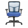 Blue Air Mist Mesh Back Chair with Blue Fabric Seat