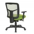 Green Air Mist Mesh Back Chair with Green Fabric Seat