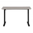 Primo Sit to Stand Engineered Wood Electric Height Adjustable Desk in Light Grey