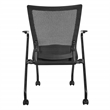 Soft Frame Folding Chair with Black Coal FreeFlex Fabric Thick Padded Seat
