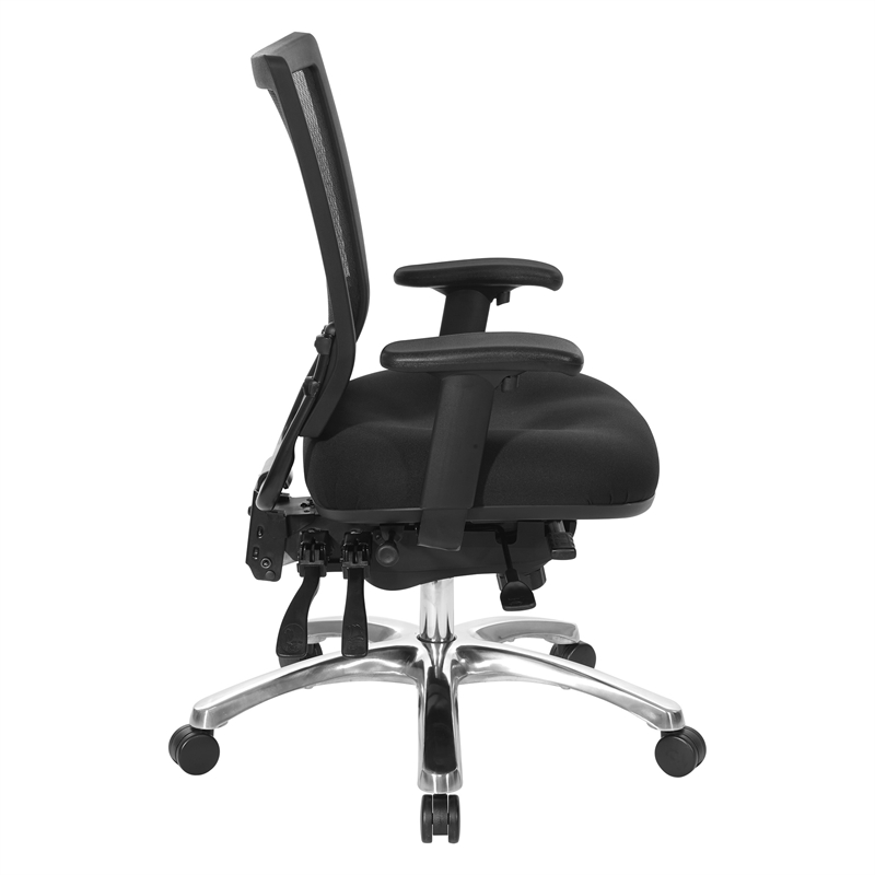 Soft Frame Task Chair in Black Coal Freeflex Fabric Seat