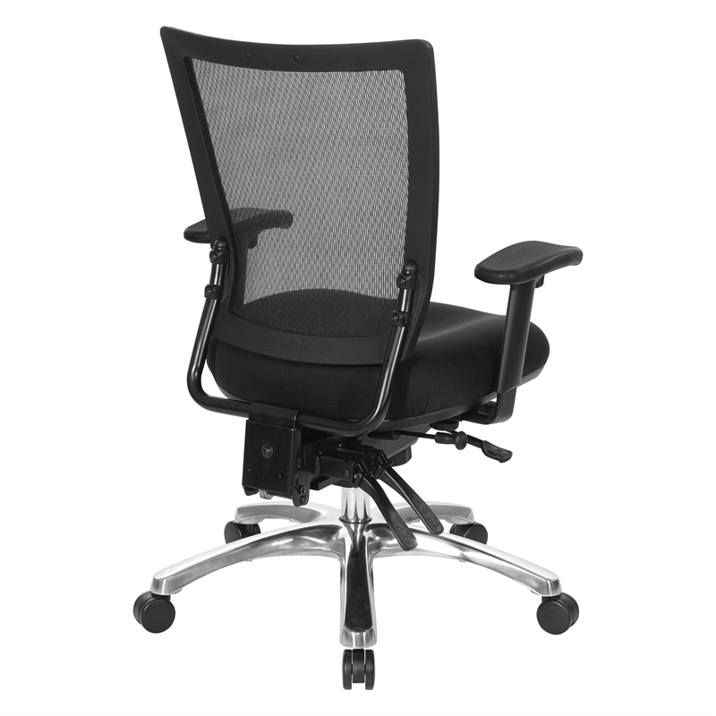 Soft Frame Task Chair in Black Coal Freeflex Fabric Seat
