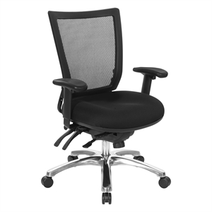 Soft Frame Task Chair in Black Coal Freeflex Fabric Seat
