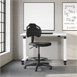 Black Self Skinned Urethane Intermediate Drafting Chair Adjustable Footrest