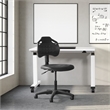 Black Self Skinned Urethane Armless Task Chair