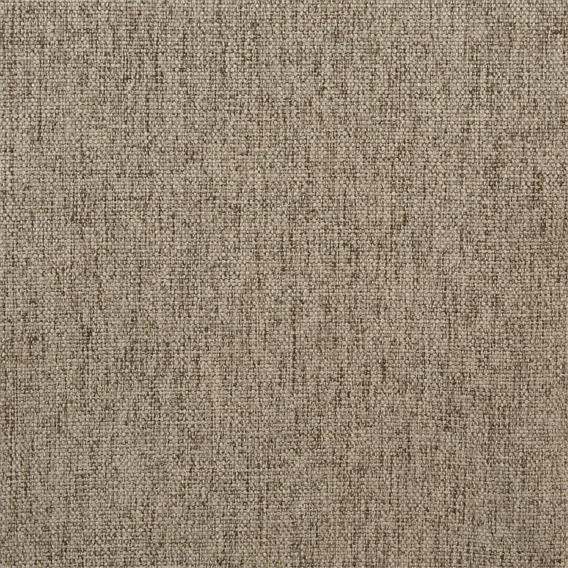 Delta Armchair in Taupe Fabric with Black Metal Legs