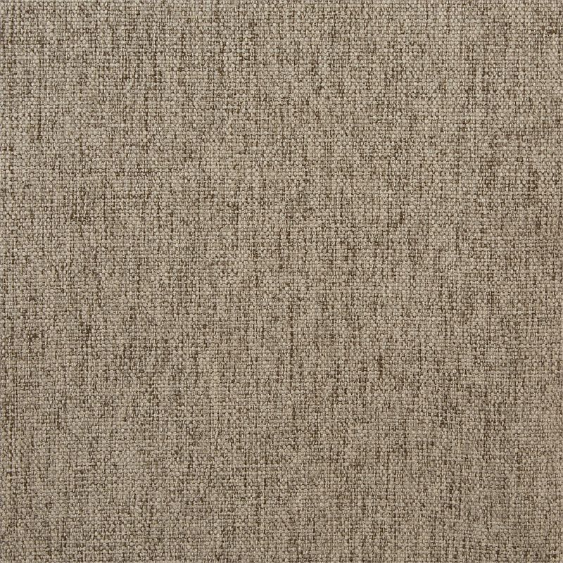 Delta Sofa in Taupe Fabric with Black Metal Legs