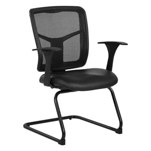 ProGrid Mesh Back Visitors Chair in Dillon Black Fabric