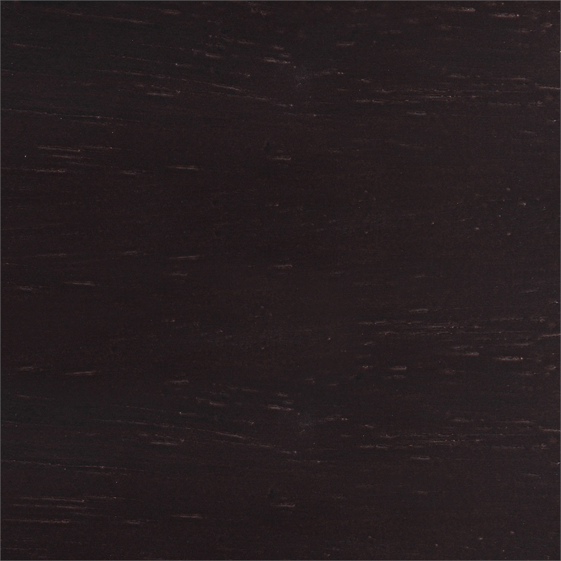 Back Faux Leather in Black with Espresso Finish Visitors Chair