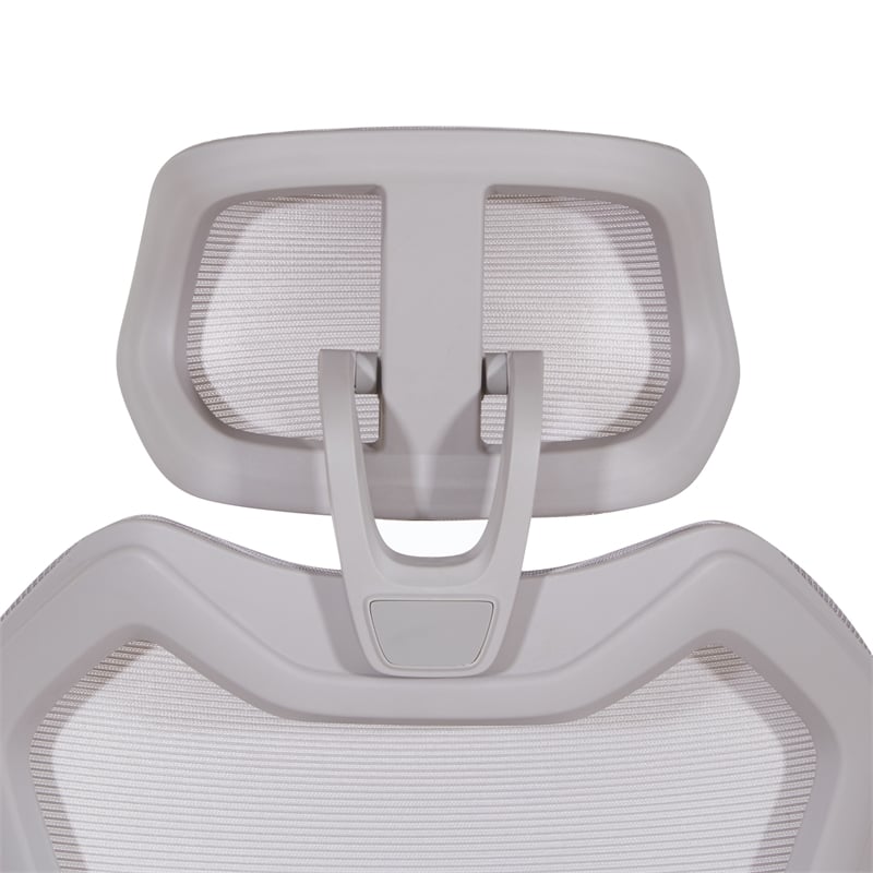Grey Mesh Back with Grey Fabric Seat Managers Chair