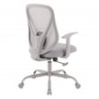 Grey Mesh Back with Grey Fabric Seat Managers Chair