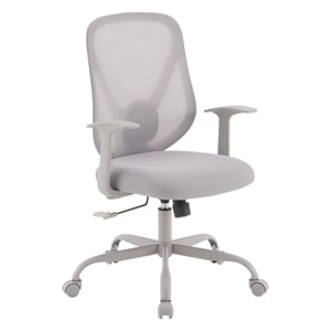 Grey Mesh Back with Grey Fabric Seat Managers Chair