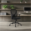 Black Mesh Back with Black Fabric Seat Managers Chair