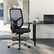 ProGrid Mesh Back Drafting Chair in  FreFlex Coal Black Fabric
