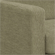 Pacific Armchair In Sea Green Fabric with Chrome Finished Legs