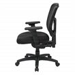 ProGrid Back Mid Back Black Managers Office Chair with 2 way adjustable arms
