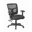ProGrid Back Mid Back Black Managers Office Chair with 2 way adjustable arms