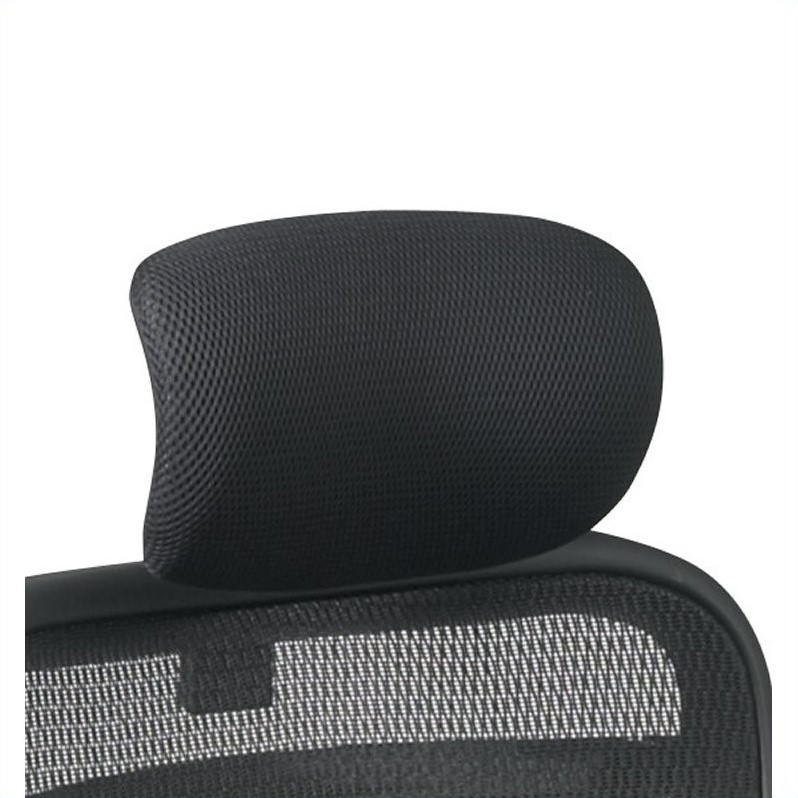 Office Star SPACE Mesh Fabric Headrest in Black Fits model 818 Only