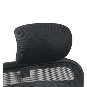 office star space mesh fabric headrest in black fits model 818 only