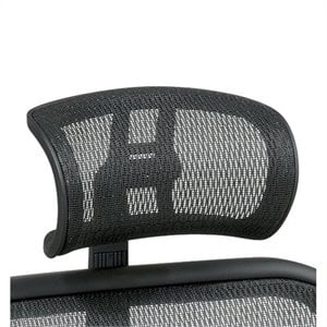 office star space breathable black mesh fabric headrest fits 818 only