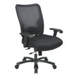 Big and Tall Double Air Grid Black Back Ergonomic Office Chair