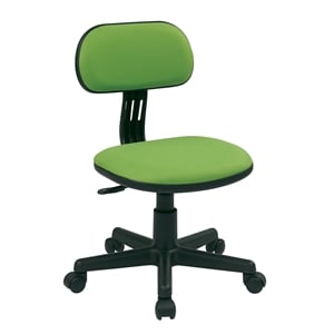 Student Task Chair in Green Fabric by OSP Home Furnishings