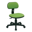 Student Task Chair in Green Fabric by OSP Home Furnishings