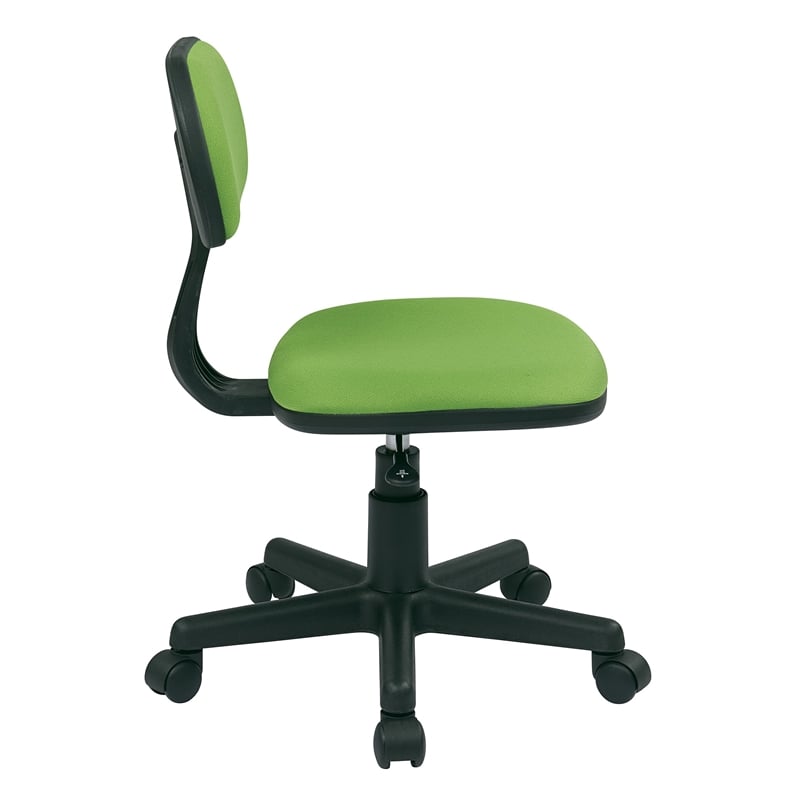 Student Task Chair in Green Fabric by OSP Home Furnishings