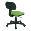 Student Task Chair in Green Fabric by OSP Home Furnishings