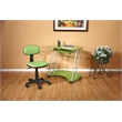 Student Task Chair in Green Fabric by OSP Home Furnishings