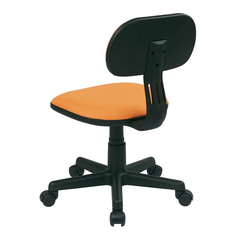 Office Star Student Task Office Chair in Orange Fabric |  